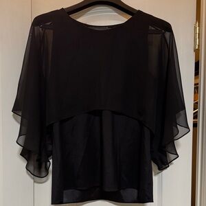 Elegant Black Women's Top